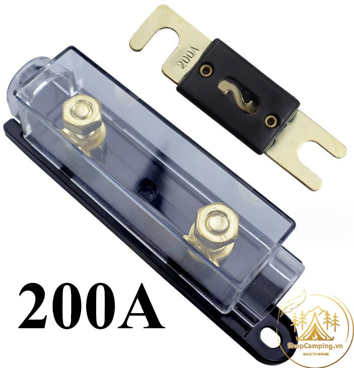 Cầu chì xe oto, cầu chì âm thanh mạ cao cấp 60a-200a