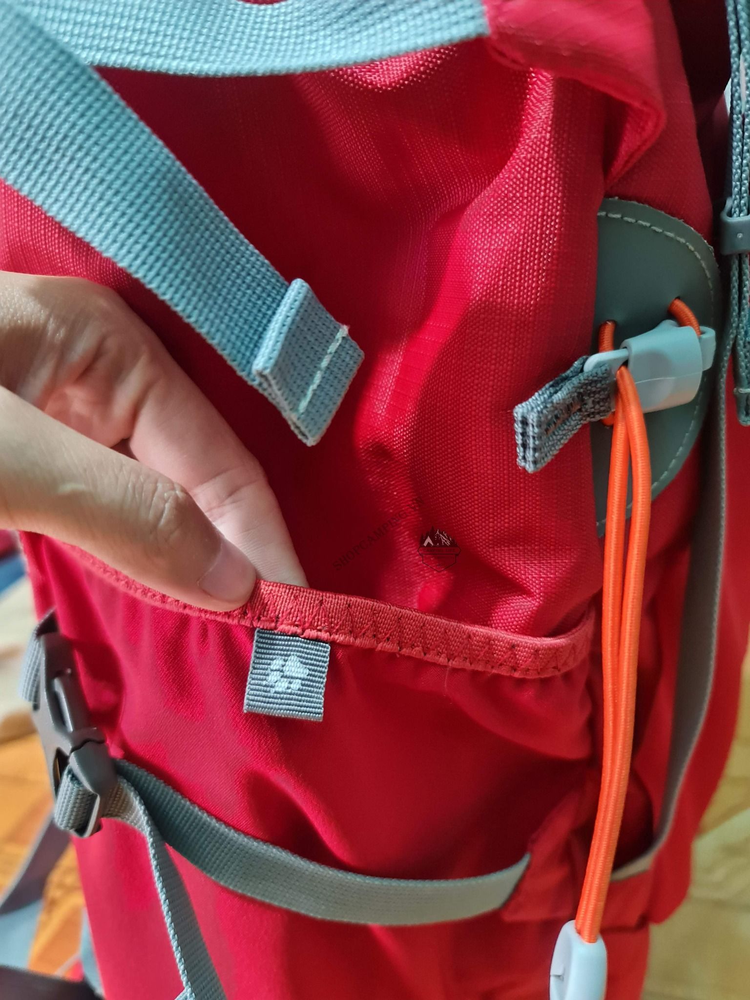 Balo leo núi Jack Wolfskin, Túi trống Y3, dành choTrekking cắm trại