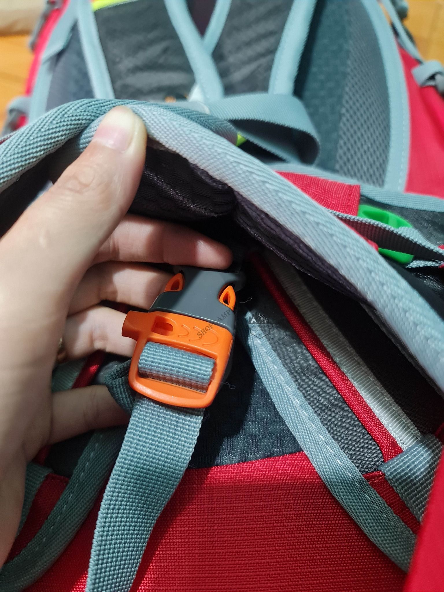 Balo leo núi Jack Wolfskin, Túi trống Y3, dành choTrekking cắm trại