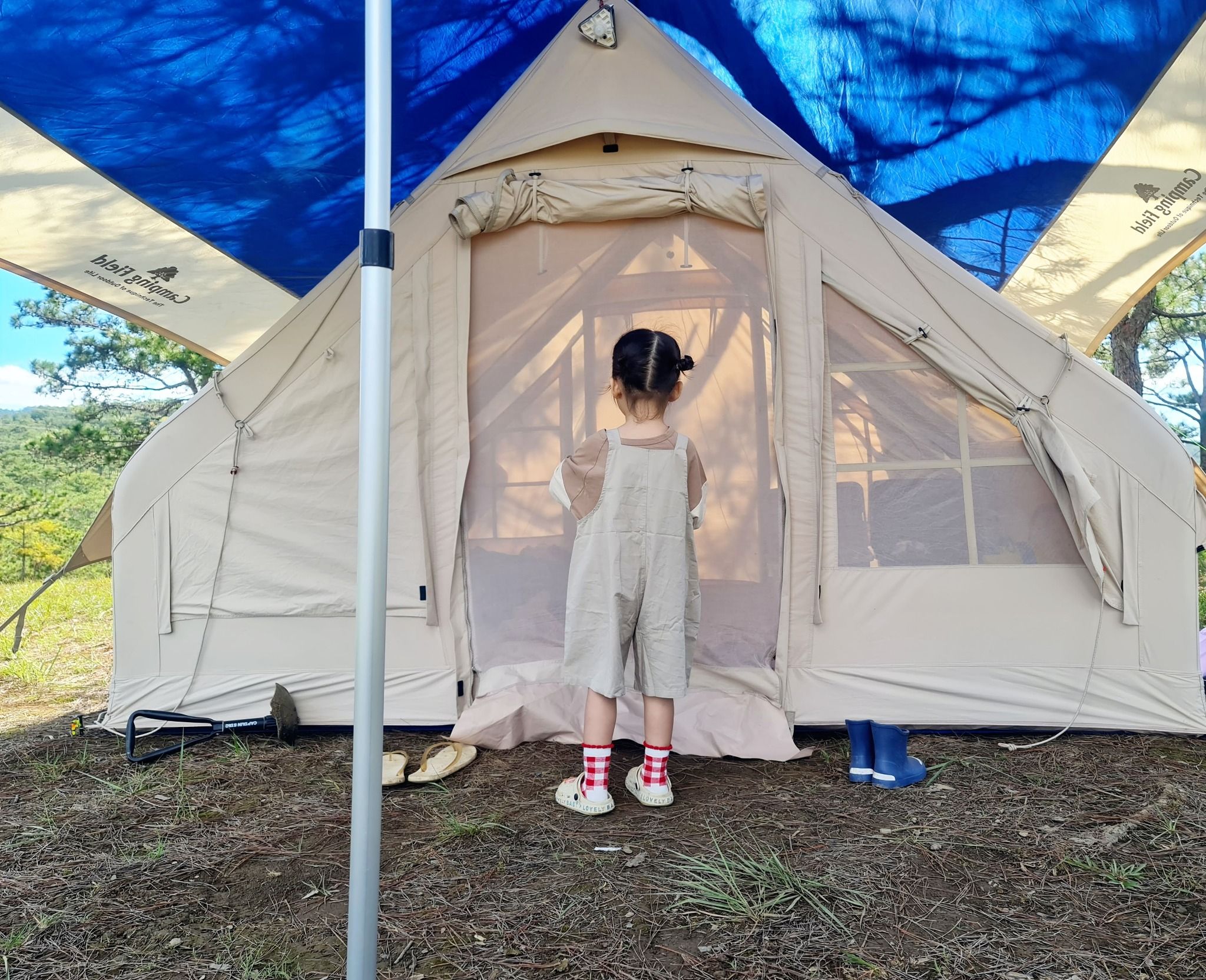 Lều Mông Cổ Bơm Hơi Naturehike NH20ZP009 dành cho 2 – 4 người