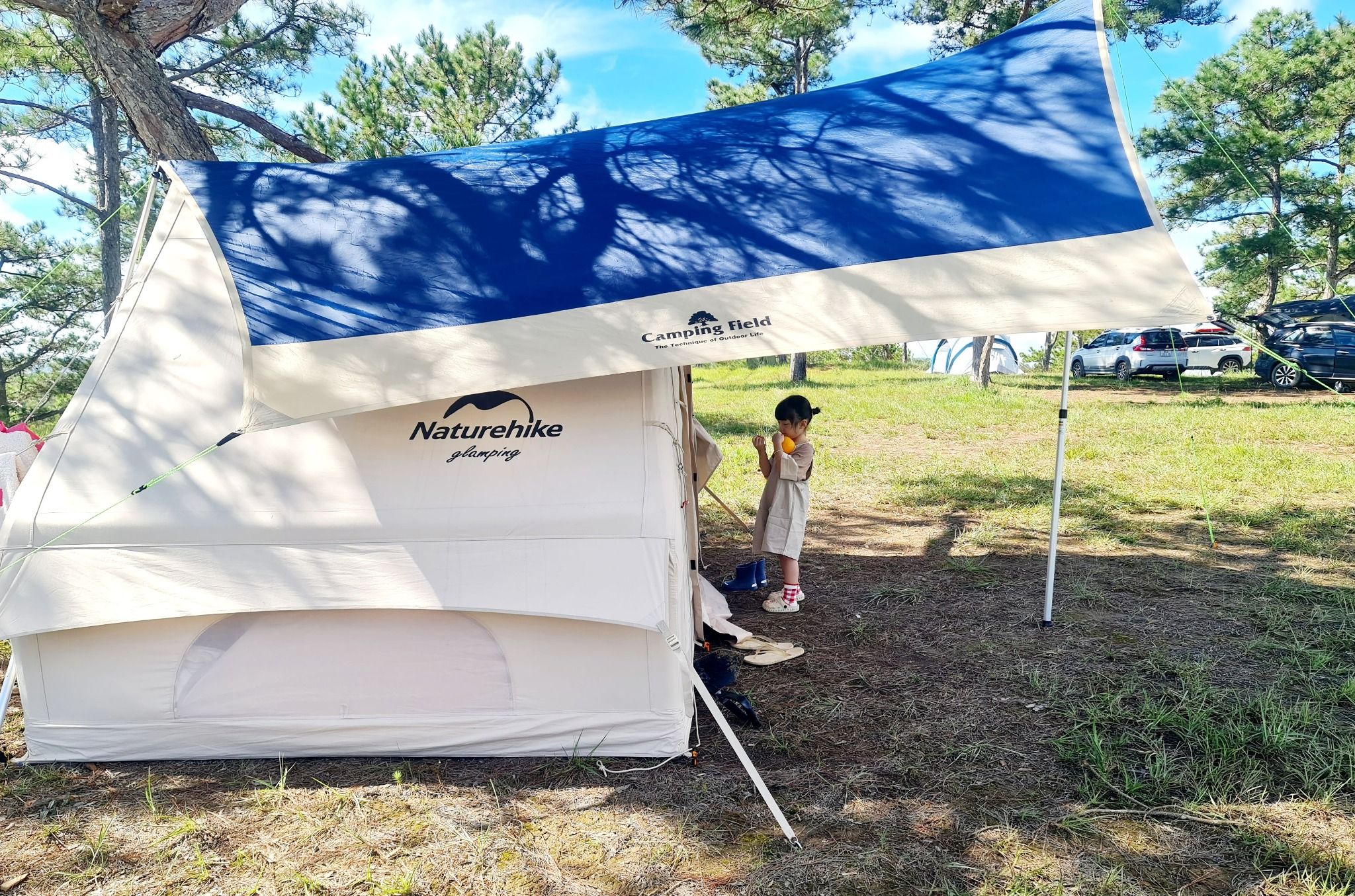Lều Mông Cổ Bơm Hơi Naturehike NH20ZP009 dành cho 2 – 4 người