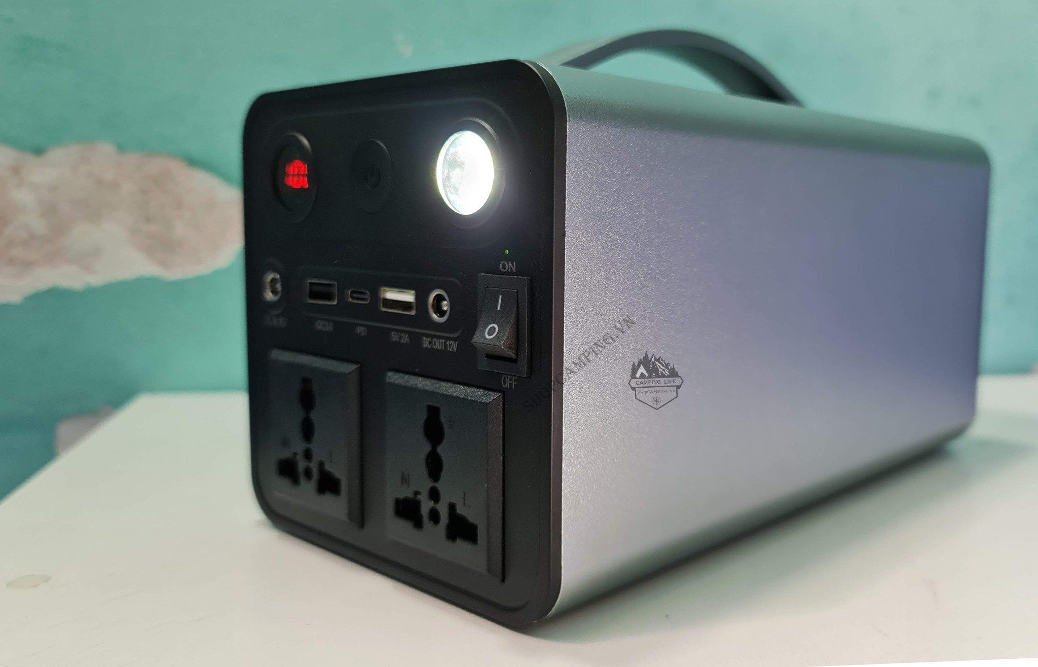 Trạm sạc, Pin sạc dự phòng 90000mAh Công suất 300W tích hợp inveter