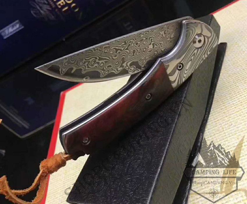 Dao xếp đa năng Mini Damascus