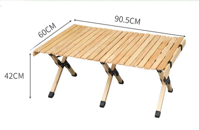 Bàn gỗ gấp gọn cắm trại dã ngoại, bàn gỗ thông New Zealand nhập khẩu chất lượng cao