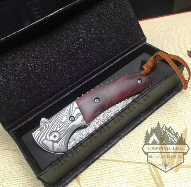 Dao xếp đa năng Mini Damascus