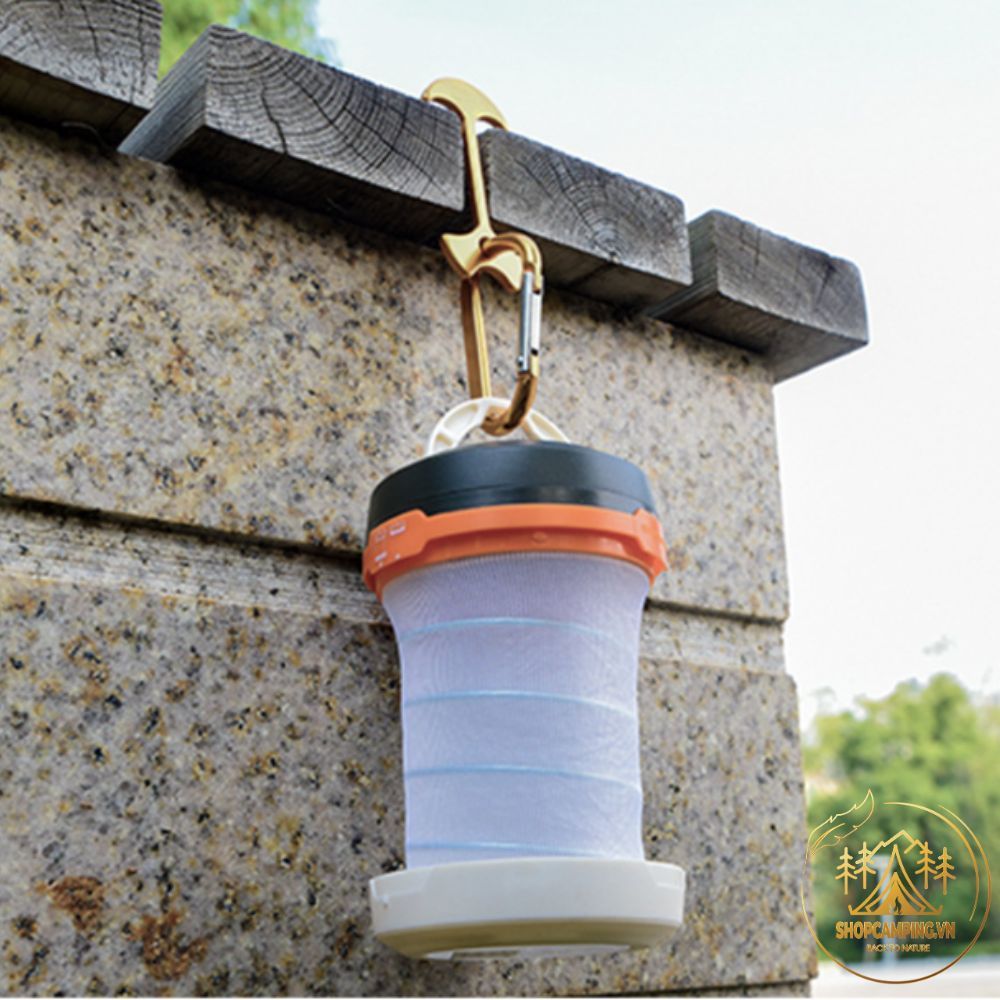 Móc lò xo, cọc neo xương cá gim dây lều sàn gỗ có khóa D dành cho cắm trại dã ngoại