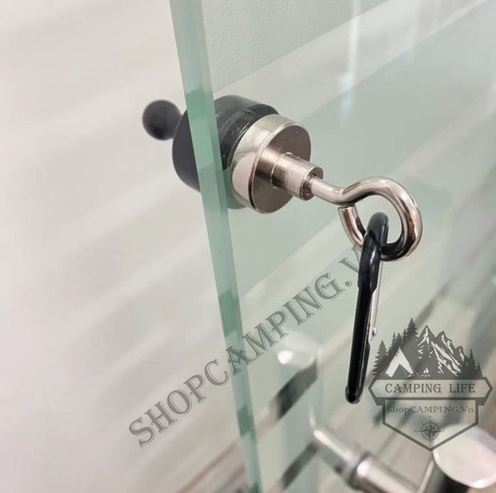 Móc khóa nam châm đa năng, bộ nam châm siêu hít cắm trại, dã ngoại