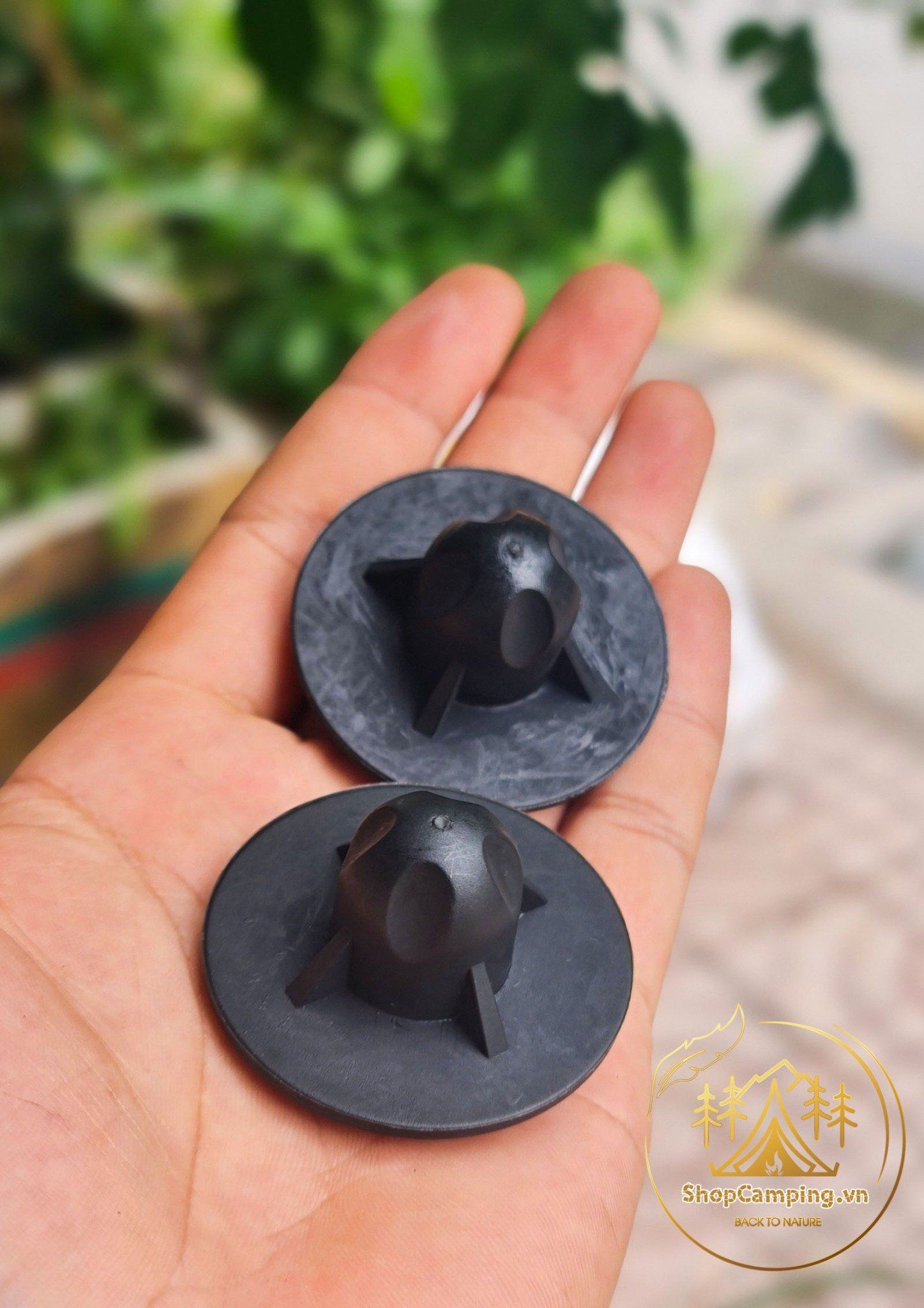 Nút bịt chân ghế, đế cao su bịt chân ghế nhôm phi 13mm và 15mm ( bộ 4 nút)