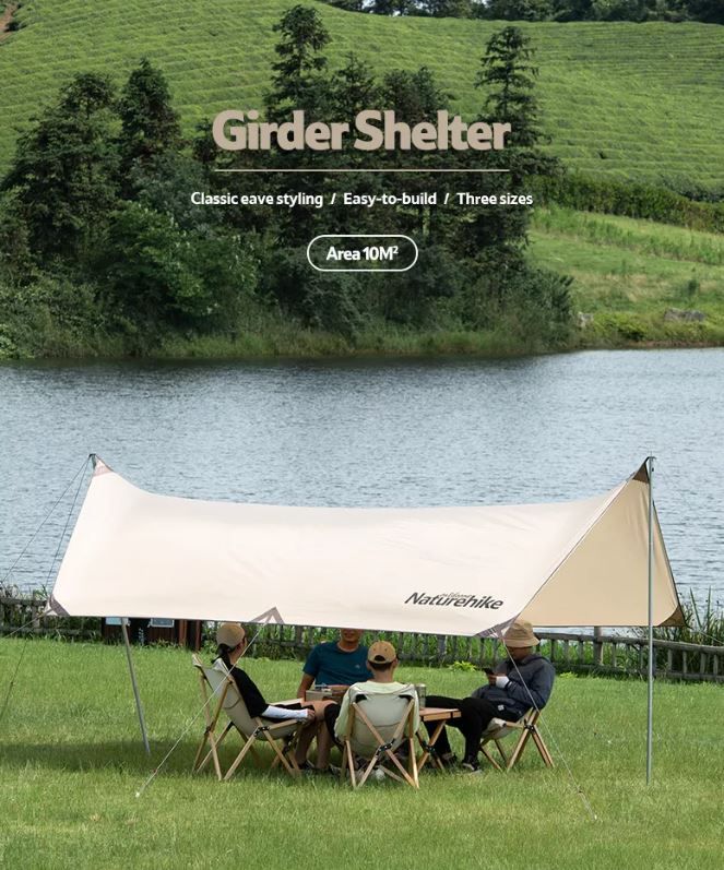 Tăng dã ngoại glamping 3-4 người Naturehike NH20TM006 (Có tráng bạc)