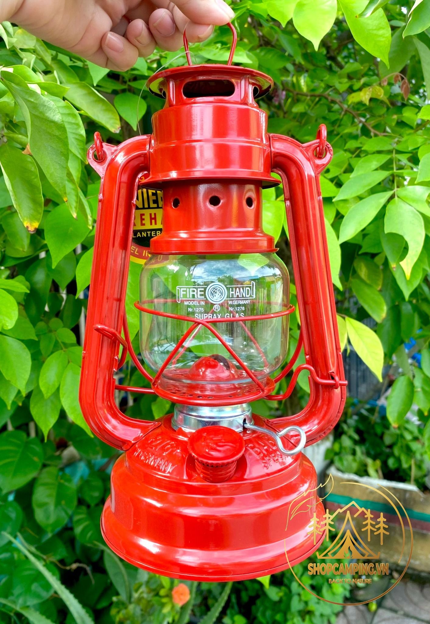 Đèn bão dầu cổ điển FireHand - Baby Special No.276, đèn măng xông dành cho cắm trại dã ngoại, dercor ( tặng kèm bấc đèn)