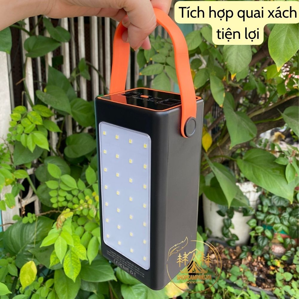 Sạc dự phòng 90000mAh siêu nhanh 66w, màn hình led đèn pin siêu sáng