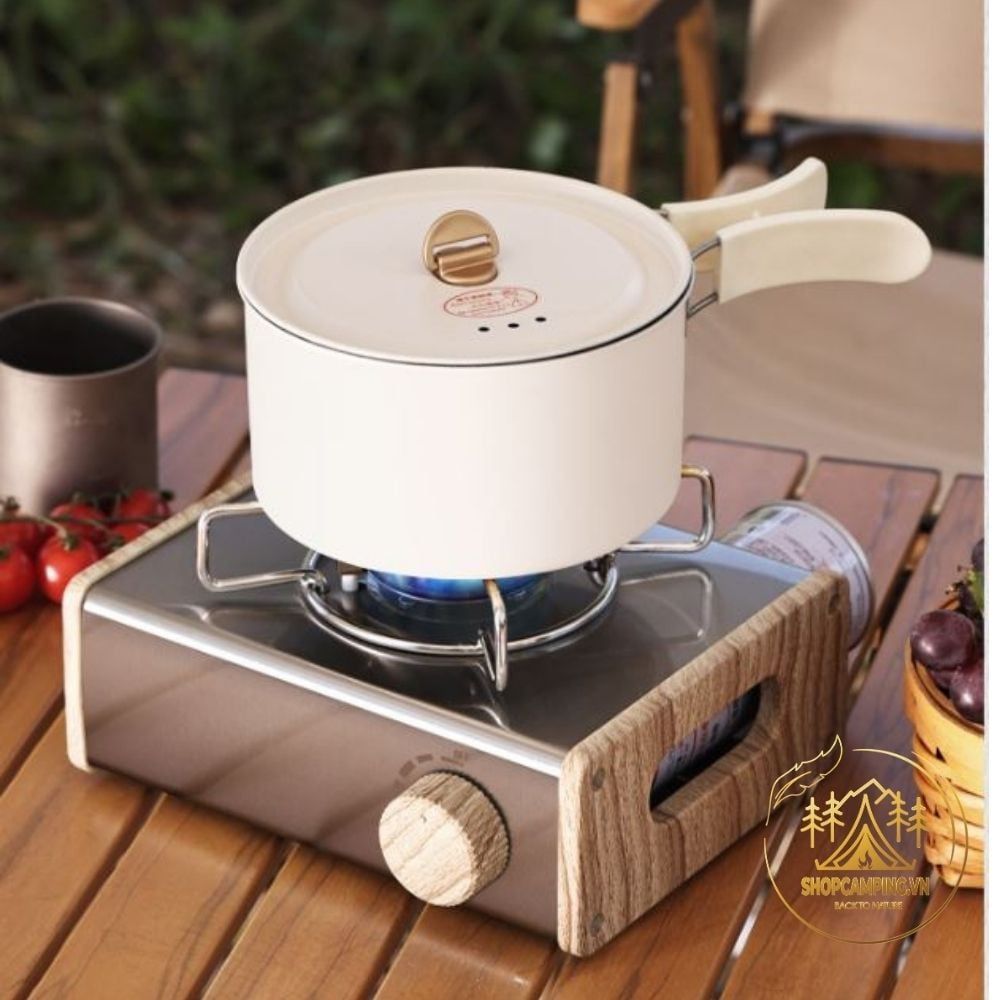 Bếp gas mini dã ngoại phong cách Hàn Quốc