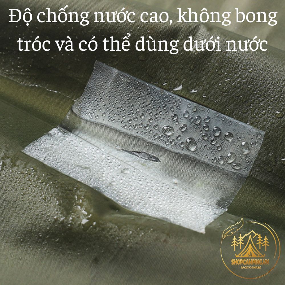 Miếng dán lều trại TPU trong suốt, dán vá phao, nệm hơi, áo mưa, tăng bạt dã ngoại