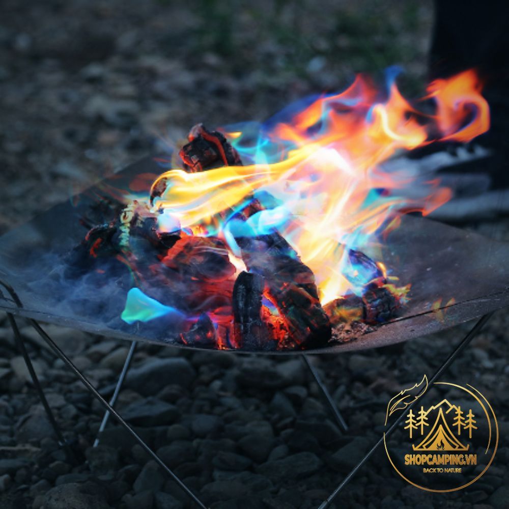 Bột tạo màu lửa Magical Fire ma thuật nhiều màu sắc, cắm trại dã ngoại