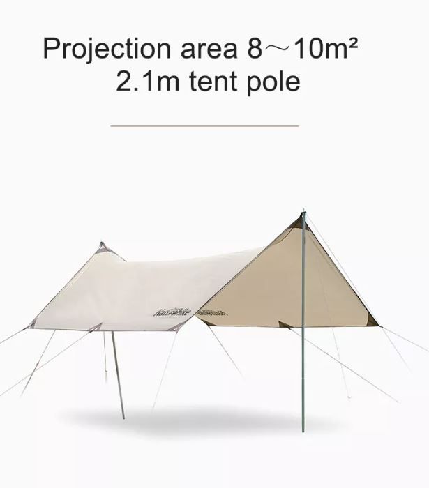 Tăng dã ngoại glamping 3-4 người Naturehike NH20TM006 (Có tráng bạc)