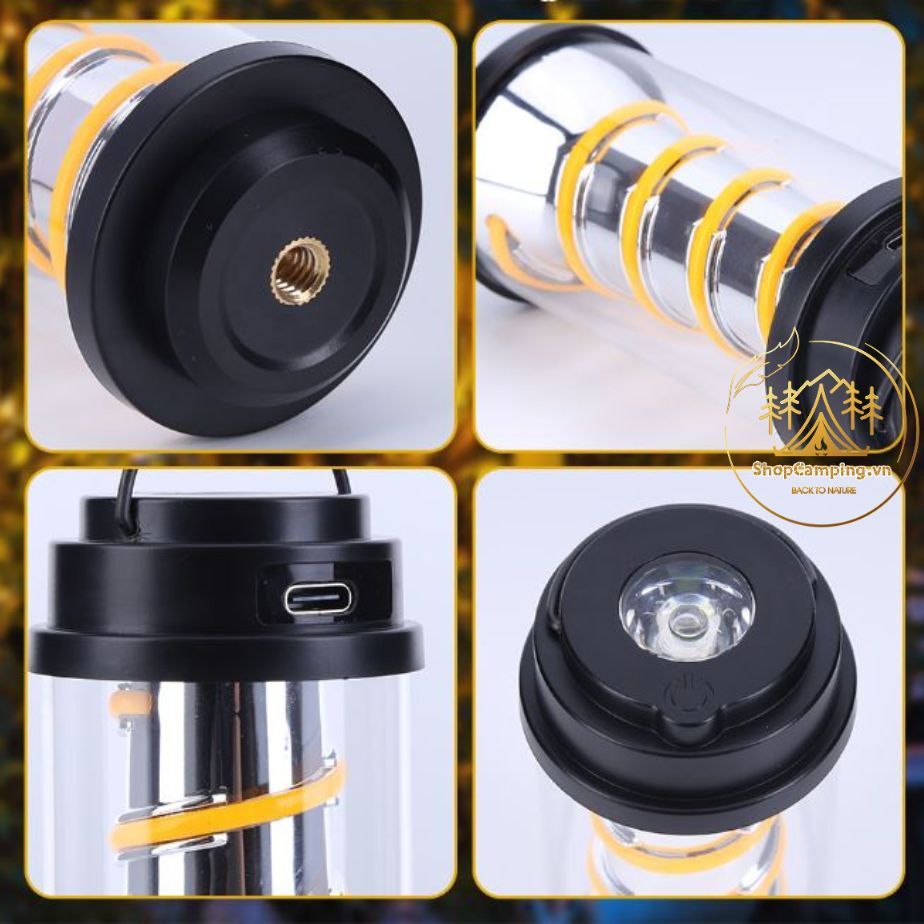 Đèn treo lều mini tiện dụng, đèn led cắm trại, dã ngoại