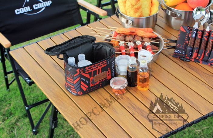 Bộ đựng gia vị Coolcamp cao cấp có túi