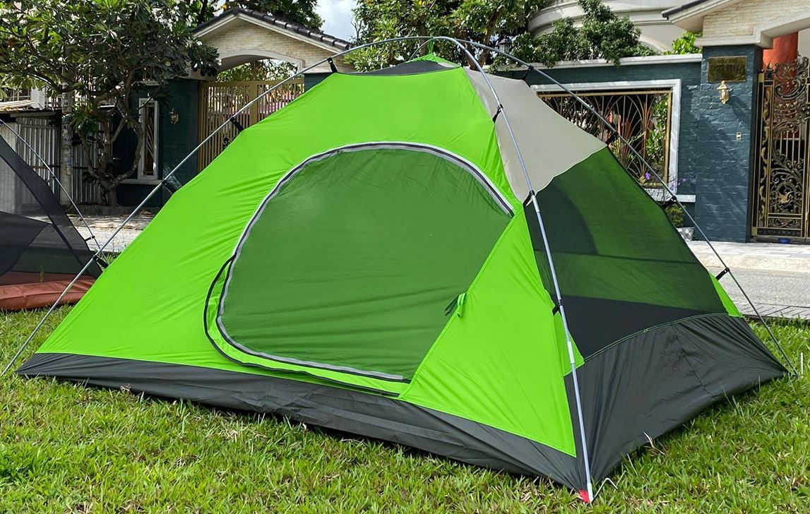 Lều cắm trại 2 lớp dành cho 4-6 người, lều du lịch, dã ngoại.