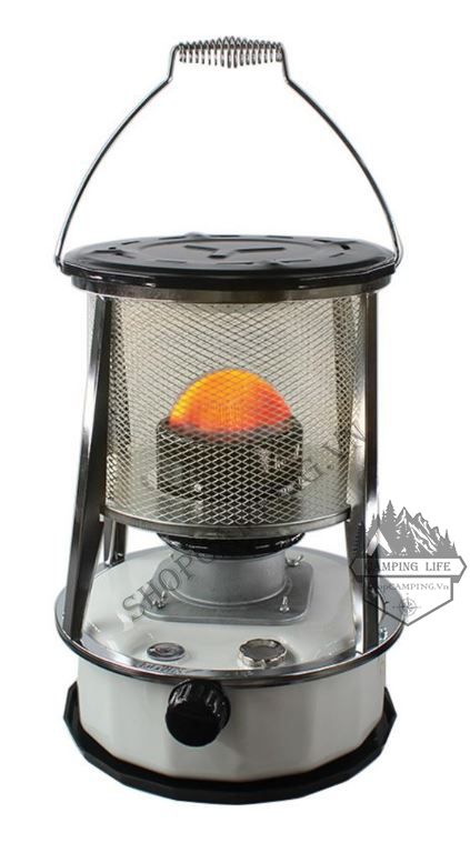 Bếp sưởi dầu kèm túi đựng, Đầu đốt bằng thép không gỉ di động gọn nhẹ dành cho cắm trại dã ngoại
