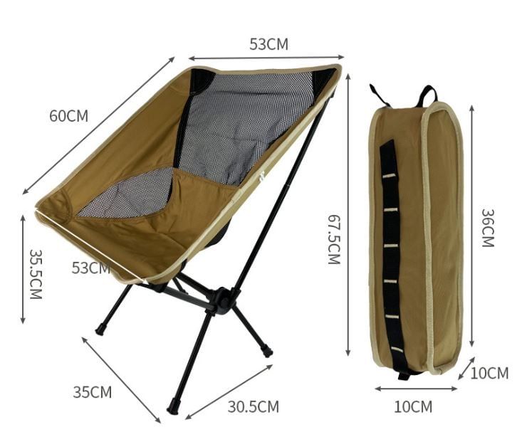 Ghế xếp thổ cẩm phượt du lịch câu cá dã ngoại siêu gọn, cắm trại, outdoor
