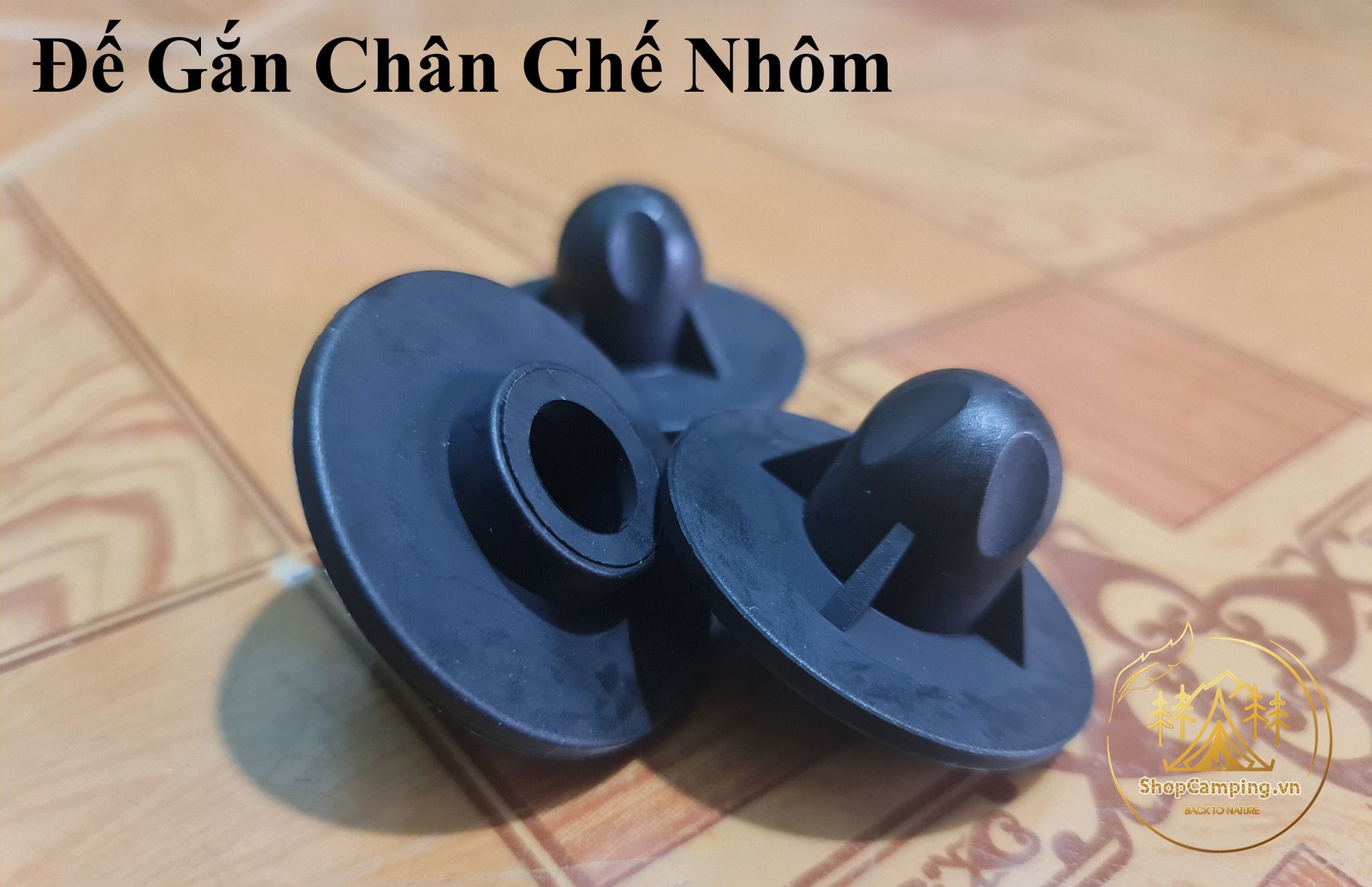 Nút bịt chân ghế, đế cao su bịt chân ghế nhôm phi 13mm và 15mm ( bộ 4 nút)