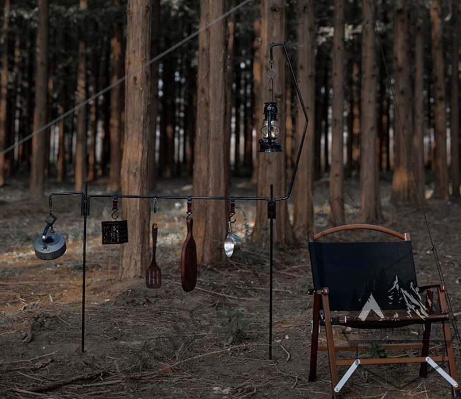 Giá treo đồ và treo đèn glamping