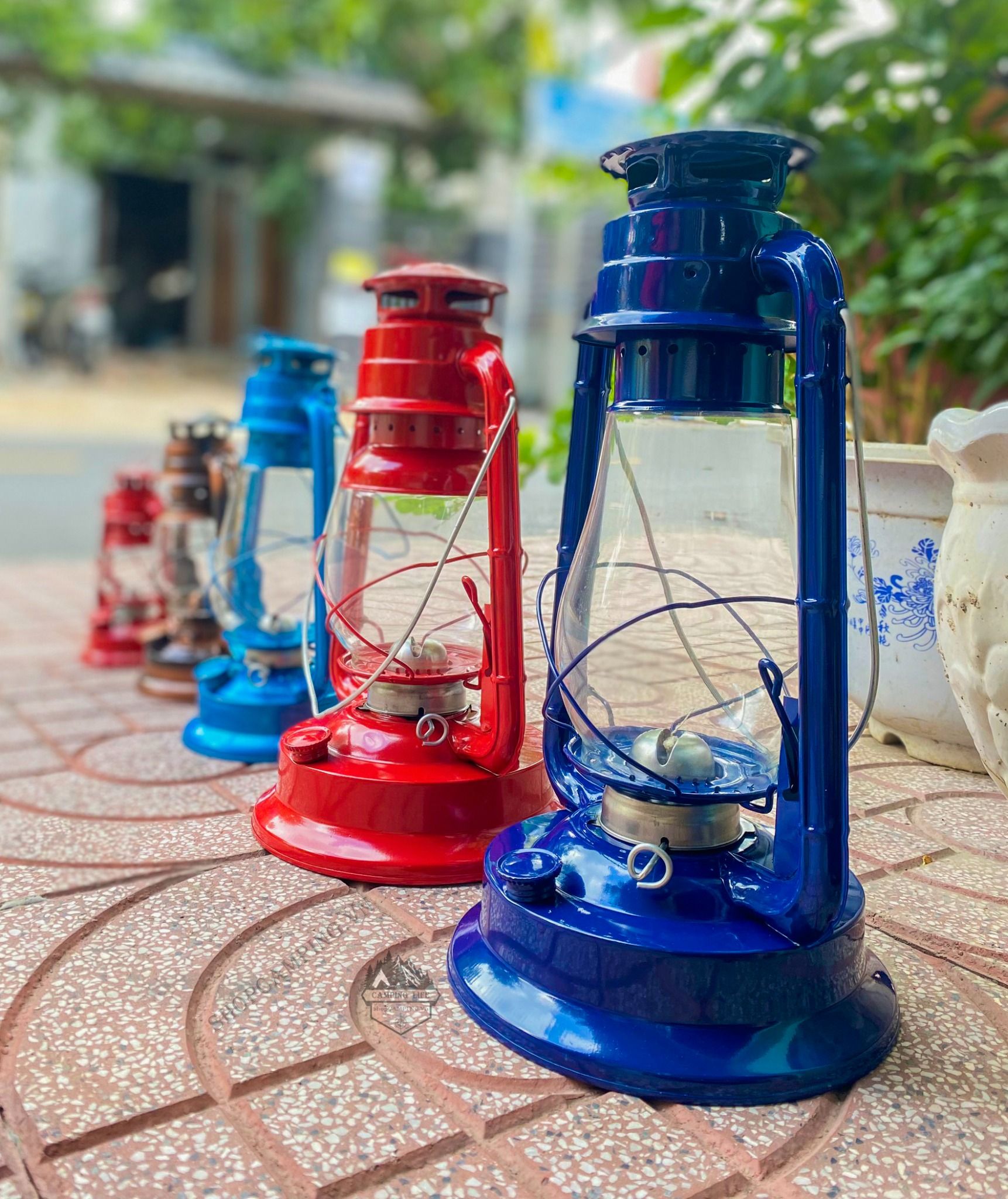 Đèn bão Led áng sáng trắng Decor trang trí nhà cửa, đèn cắm trại dã ngoại size nhỏ
