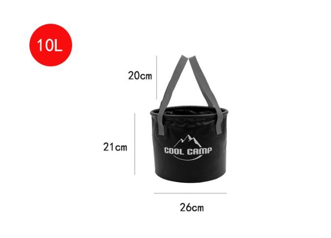 Xô đựng nước 10L Coolcamp gấp gọn, xô nước tròn dã ngoại, du lịch cắm trại