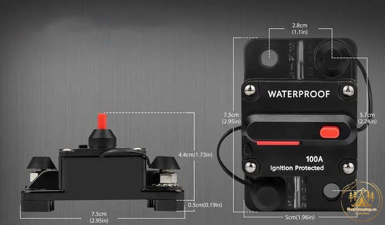 Cầu Chì Ngắt Kết Nối Nguồn Điện 12V 24V DC