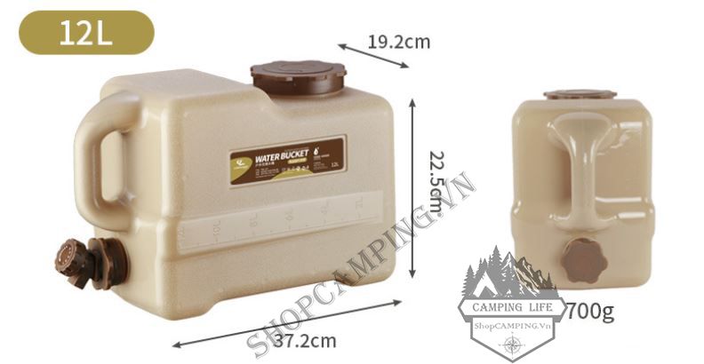 Bình Đựng Nước Campleader Dành Cho Dã Ngoại,Cắm Trại Miệng Rộng Dễ Dàng Vệ Sinh