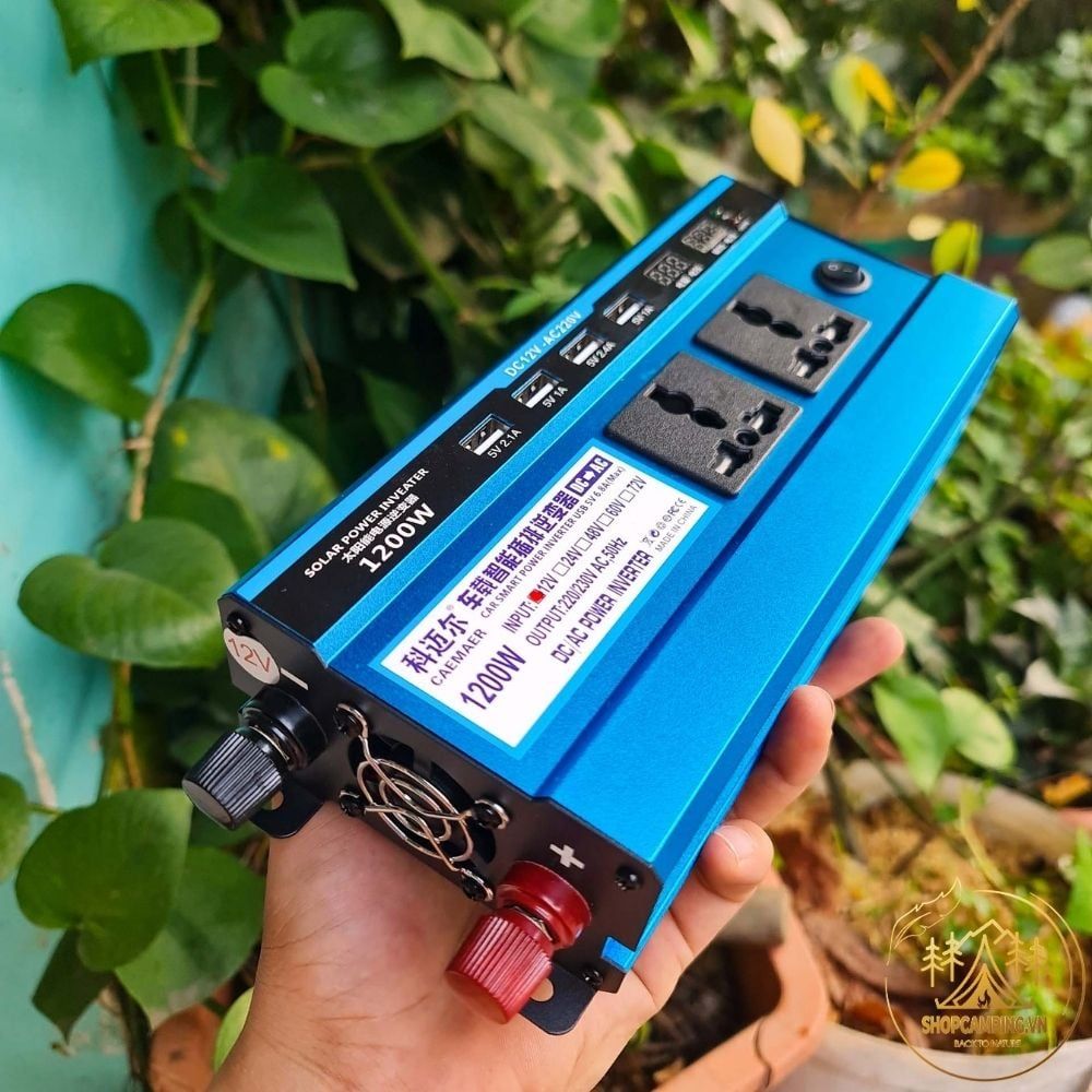 Bộ kích điện inveter 12v lên 220v công suất 1200w