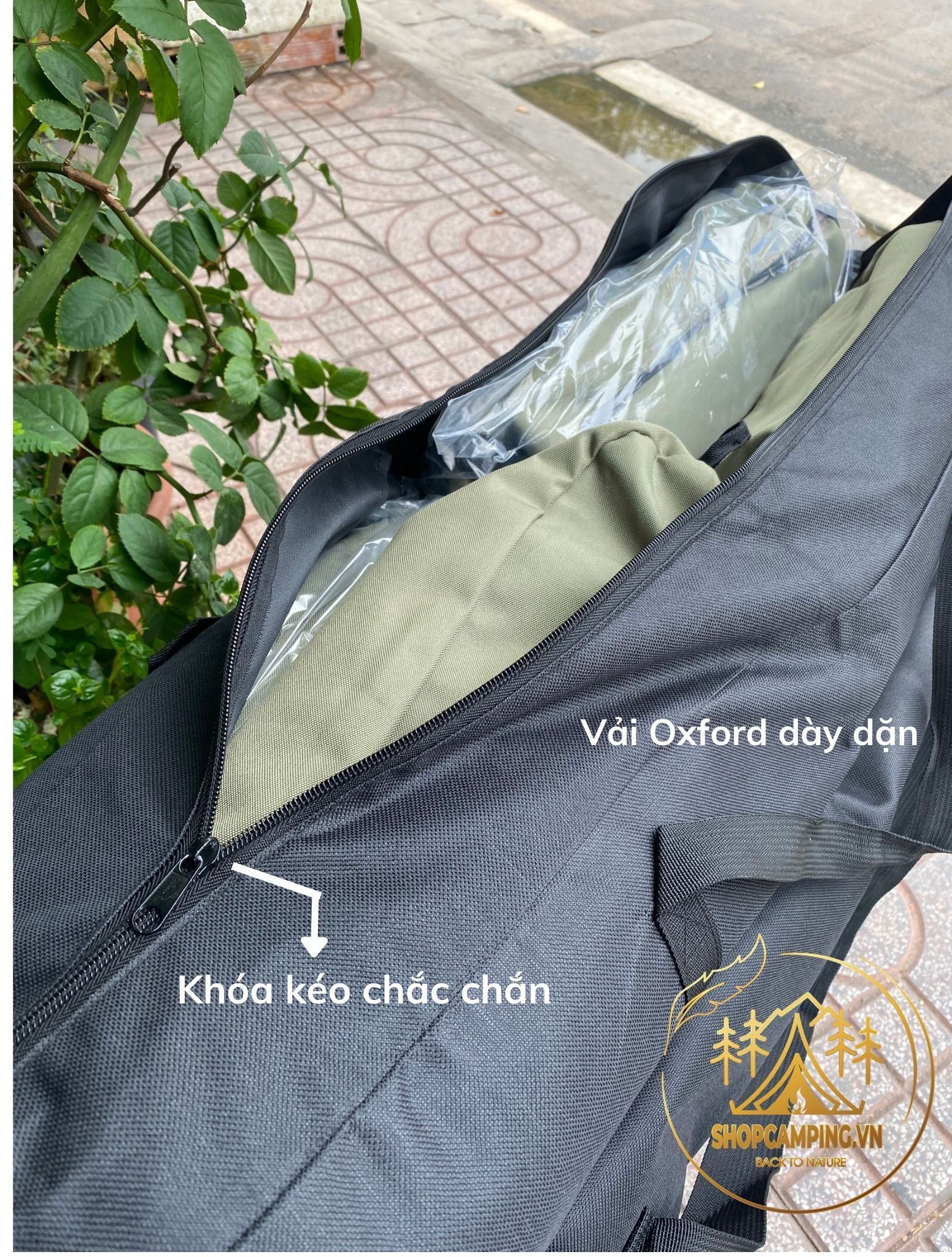 Túi trống đựng đồ đủ size, túi đựng lều vải oxford, dụng cụ dành cho cắm trại, dã ngoại, du lịch