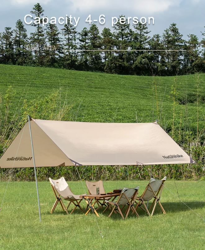 Tăng dã ngoại glamping 3-4 người Naturehike NH20TM006 (Có tráng bạc)