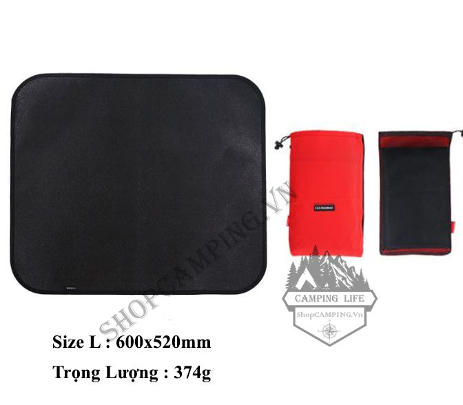 Thảm chống cháy cỏ sợi thủy tinh phủ silicon CLS, tấm thảm chịu nhiệt cao nấu nướng, cắm trại