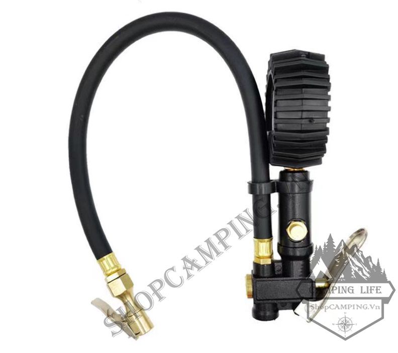 Đồng hồ bơm lốp điện tử chuyên ô tô, xe máy độ chính xác cao