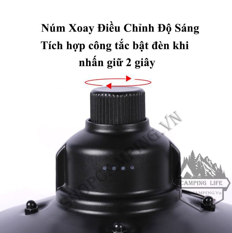 Đèn cổ Retro Lamp phong cách Vintage cổ điển, đèn treo lều, đèn cắm trại, dã ngoại