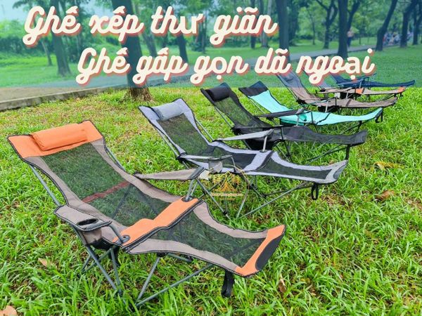  Ghế xếp thư giãn, ghế nằm văn phòng, ghế bố dài gấp gọn, bệnh viện, phượt, du lịch 