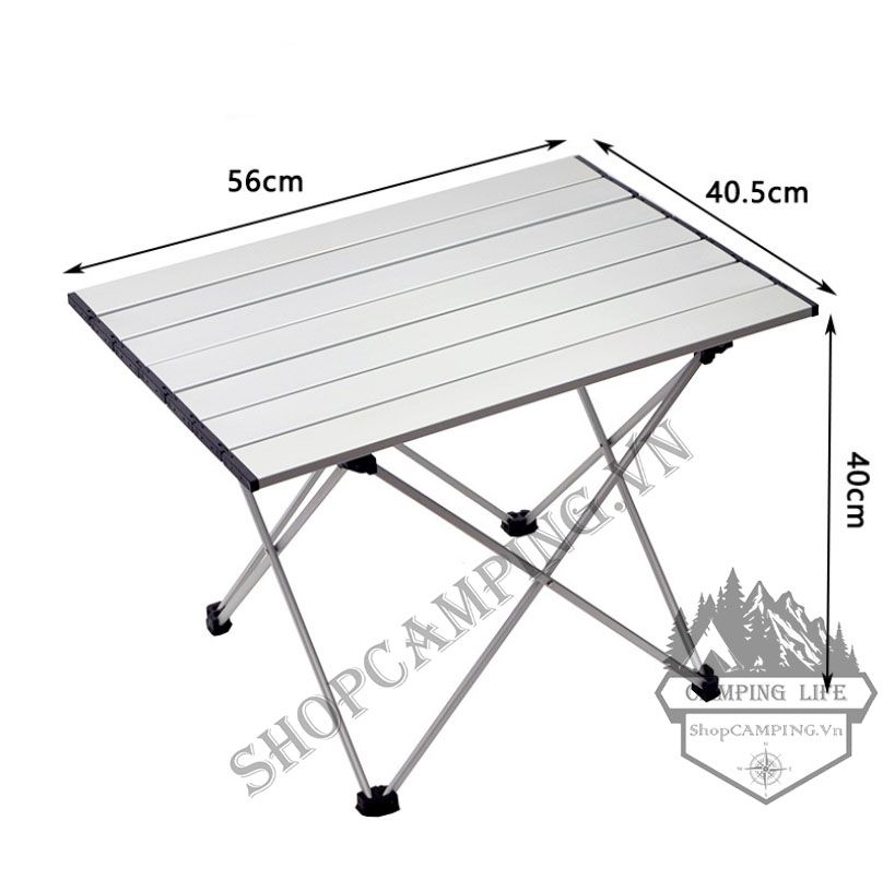 Bàn nhôm gấp gọn dã ngoại đủ size, bàn xếp gọn cắm trại, du lịch, dã ngoại
