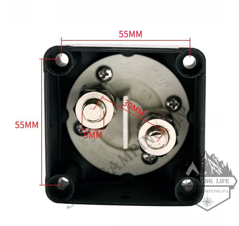 Công Tắc Ngắt Kết Nối Bảo Vệ Bình Ắc Quy Xe Hơi 300a/ 600a