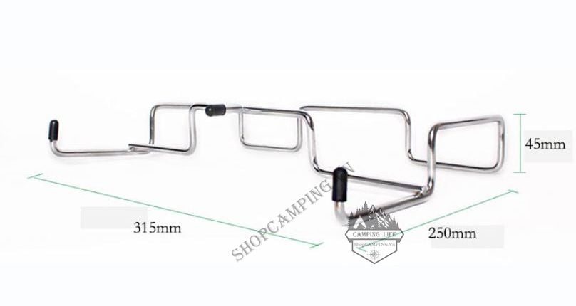 Giá treo túi đựng rác móc bàn tiện dụng