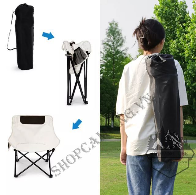 Ghế xếp du lịch gấp gọn, ghế cắm trại dã ngoại