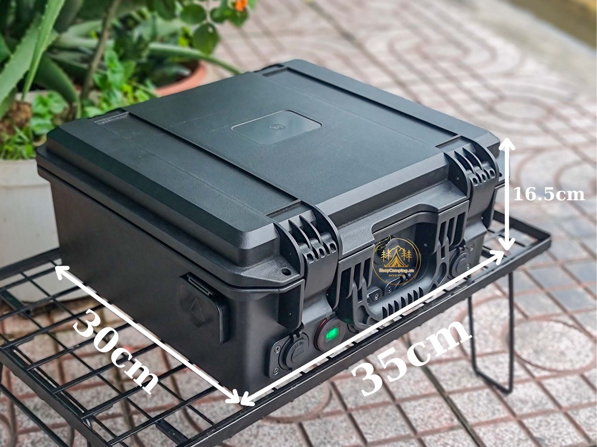 Bộ lưu điện - Trạm tích điện - Trạm sạc - Pin dự phòng dung lượng 100Ah (1.3kWh)