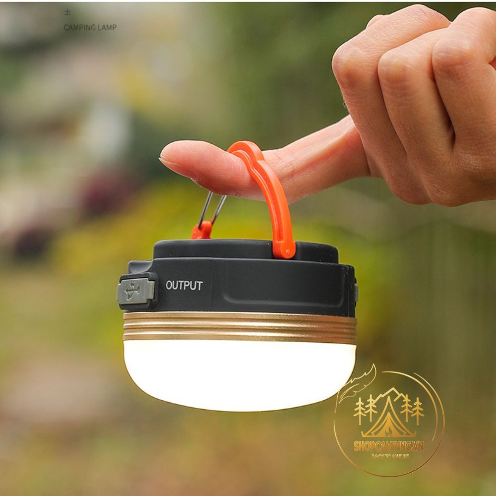 Đèn led treo lều pin sạc, đèn treo lều pin aaa nhỏ gọn cắm trại, dã ngoại