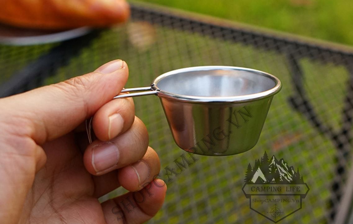 Bộ 6 ly inox 304 gấp gọn đa năng bỏ túi tiện dụng,ly uống nước du lịch gấp gọn.