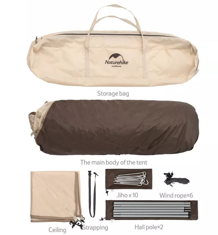 Lều Glamping tự bung Naturehike NH21ZP010