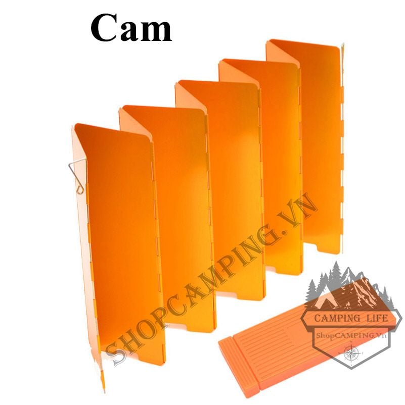 Chắn gió bếp ga gấp gọn,dã ngoại nhiều màu,hợp kim nhôm cao cấp