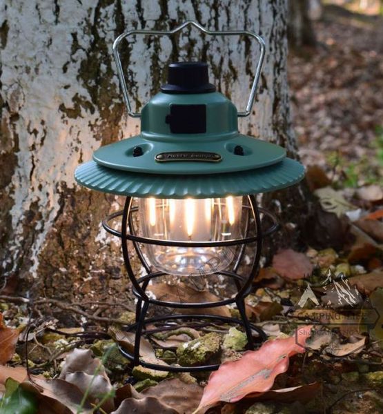 Đèn cổ Retro Lamp phong cách Vintage cổ điển, đèn treo lều, đèn cắm trại, dã ngoại 