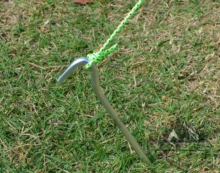 Cọc cắm lều cắm trại bằng nhôm 18cm (10 cọc)