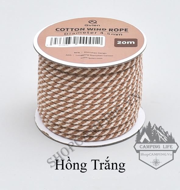 Dây căng lều,tăng dây dù cotton dành cho cắm trại glamping