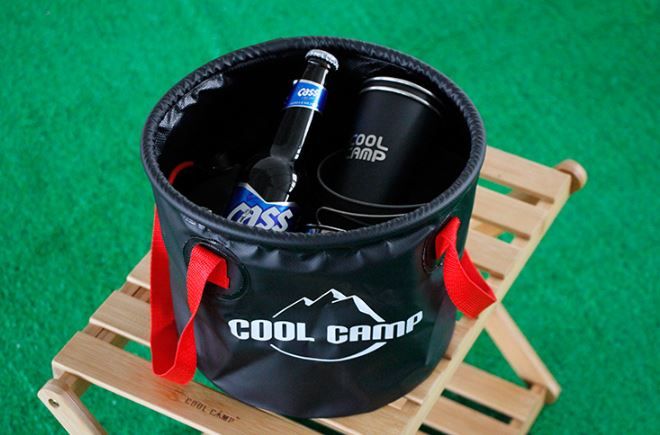 Xô đựng nước 10L Coolcamp gấp gọn, xô nước tròn dã ngoại, du lịch cắm trại